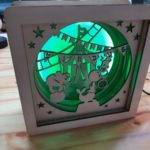 ночник цирк, ночник из фанеры,ночник RGB, ночник заказать Красноярск,
